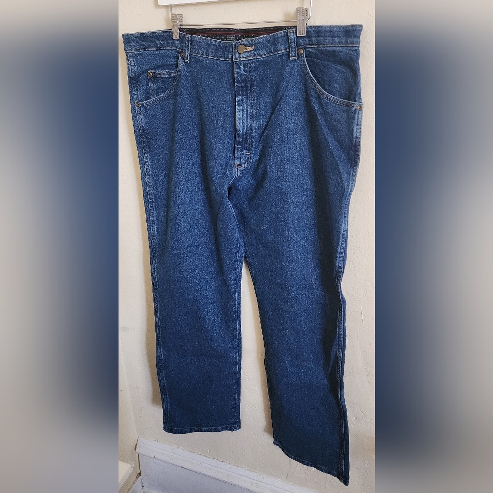 Wrangler Men's Blue Jeans - Picture 2 of 16